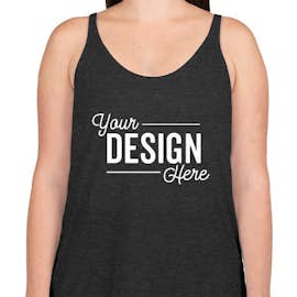 Bella + Canvas Women's Flowy Tank - Color: Black Heather
