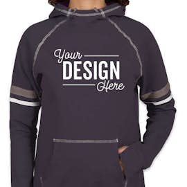Augusta Women's Spirit Pullover Hoodie - Color: Navy / White / Graphite