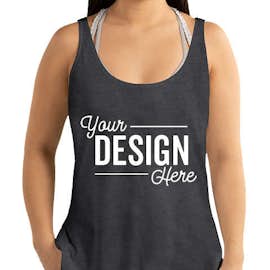 Next Level Women's Festival Side Slit Tank - Color: Antique Denim