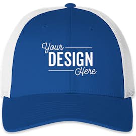 Richardson Stretch Fit Trucker Hat - Color: Royal / White