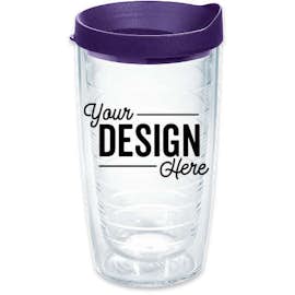 Tervis 16 oz. Classic Tumbler with Lid (Full Color Wrap Print) - Color: Royal Purple