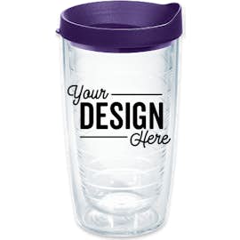 Tervis 16 oz. Classic Tumbler with Lid (Full Color Wrap Print) - Color: Royal Purple