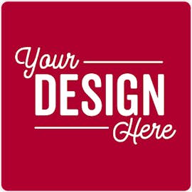 Full Color 3 in. Round Corner Square Vinyl Decal - Color: Cardinal