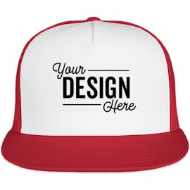 Yupoong Classic Trucker Hat - Color: Red / White / Red