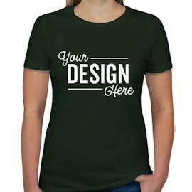 Next Level Women's Slim Fit Jersey T-shirt - Color: Forest Green