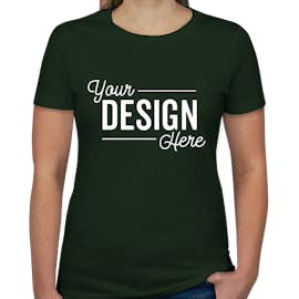 Next Level Women's Slim Fit Jersey T-shirt - Color: Forest Green