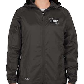 Eddie Bauer Women's Full Zip Hooded Packable Jacket - Color: Black