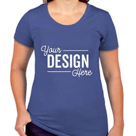 Canada - Bella + Canvas Women's Slim Fit Tri-Blend T-shirt - Color: True Royal Tri-Blend
