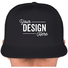 Canada - Yupoong Flat Bill Snapback Hat - Color: Dark Navy