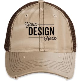 Sportsman Dirty-Washed Trucker Hat - Color: Khaki / Brown