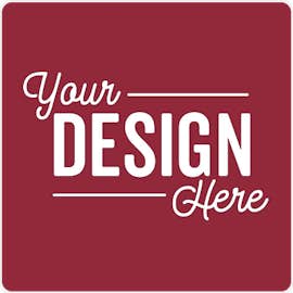 Full Color 3 in. Round Corner Square Vinyl Decal - Color: Maroon