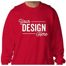 Hanes Ultimate Heavyweight Crewneck Sweatshirt - Color: Deep Red