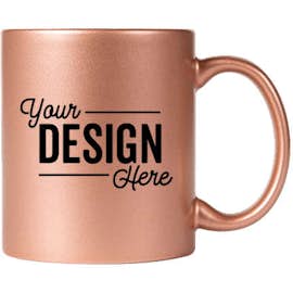11 oz. Metallic Mug - Color: Rose Gold