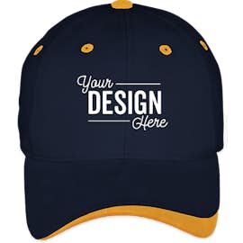 Sportsman Two-Tone Hat - Color: Navy / Gold