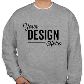Gildan Midweight 50/50 Crewneck Sweatshirt - Color: Sports Grey