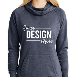 New Era Women's Tri-Blend Pullover Hoodie - Color: True Navy Heather