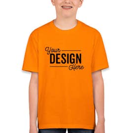 Canada - Fruit of the Loom Youth 100% Cotton T-shirt - Color: Tennessee Orange