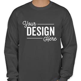 Canada - Gildan Ultra Cotton Long Sleeve T-shirt - Color: Charcoal