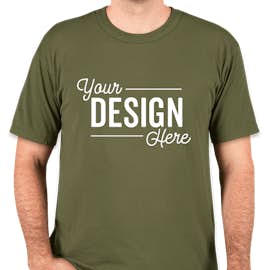 Soffe Military USA-Made 50/50 T-shirt - Color: OD Green