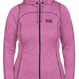 OGIO Endurance Women's Reflective Heather Performance Full Zip - Color: Purple Impact