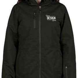 Port Authority Women's 3-in-1 Waterproof Vortex System Jacket - Color: Black / Black