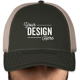 Canada - Richardson Five-Panel Snapback Trucker Hat - Color: Army Olive Green / Tan