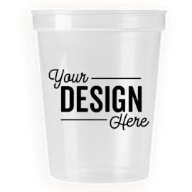 16 oz. Translucent Plastic Stadium Cup - Color: Icee Clear