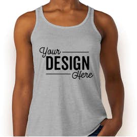 Bella + Canvas Women's Flowy Racerback Tank - Color: Athletic Heather
