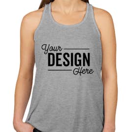 Canada - Bella + Canvas Women's Flowy Racerback Tank - Color: Athletic Heather