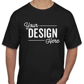 Bayside USA Union-Made 100% Cotton T-shirt - Color: Black