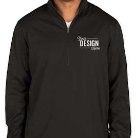 Port Authority Lightweight Active Quarter Zip Soft Shell Jacket - Color: Deep Black