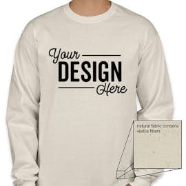 Canada - Gildan Ultra Cotton Long Sleeve T-shirt - Color: Natural