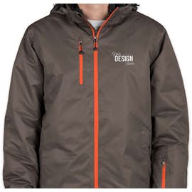 Port Authority 3-in-1 Waterproof Vortex System Jacket - Color: Magnet / Orange