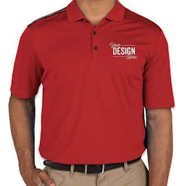 Adidas Climacool 3-Stripes Shoulder Polo - Color: Power Red