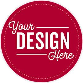 Full Color 3 in. Circle Vinyl Decal - Color: Cardinal