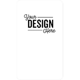 3.5" x 2" Vertical Rounded Corner Business Cards - 14 pt. Cardstock - Color: Black Glossy