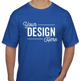Bayside USA Union-Made 100% Cotton T-shirt - Color: Royal