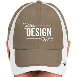 Nike Dri-FIT Technical Colorblock Hat - Color: Olive Khaki / White