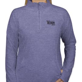 Sport-Tek Women's Performance Half Zip Pullover - Color: True Royal Heather