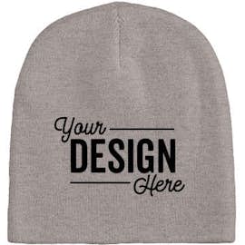 Bayside USA-Made Beanie - Color: Dark Ash
