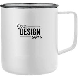 14 oz. Copper Vacuum Insulated Camper Mug - Color: White