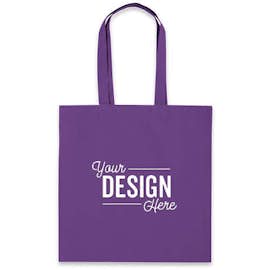 Lightweight 100% Cotton Tote - Color: Purple
