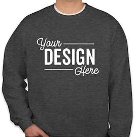 Gildan Midweight 50/50 Crewneck Sweatshirt - Color: Dark Heather