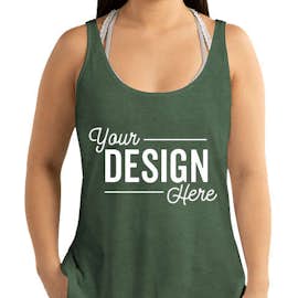 Next Level Women's Festival Side Slit Tank - Color: Royal Pine
