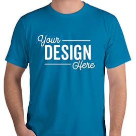 Royal Apparel USA-Made Organic T-shirt - Color: Malibu Blue