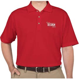 Adidas ClimaLite Performance Polo - Color: Power Red / Black