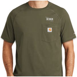 Carhartt Force Cotton Pocket T-shirt - Color: Moss