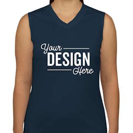 Badger B-Dry Women's Sleeveless Performance Shirt - Color: Navy