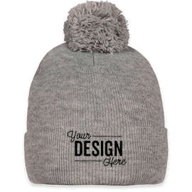 Sportsman Pom Pom Beanie - Color: Heather Grey