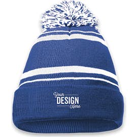 Holloway Homecoming Pom Pom Beanie - Color: Royal / White